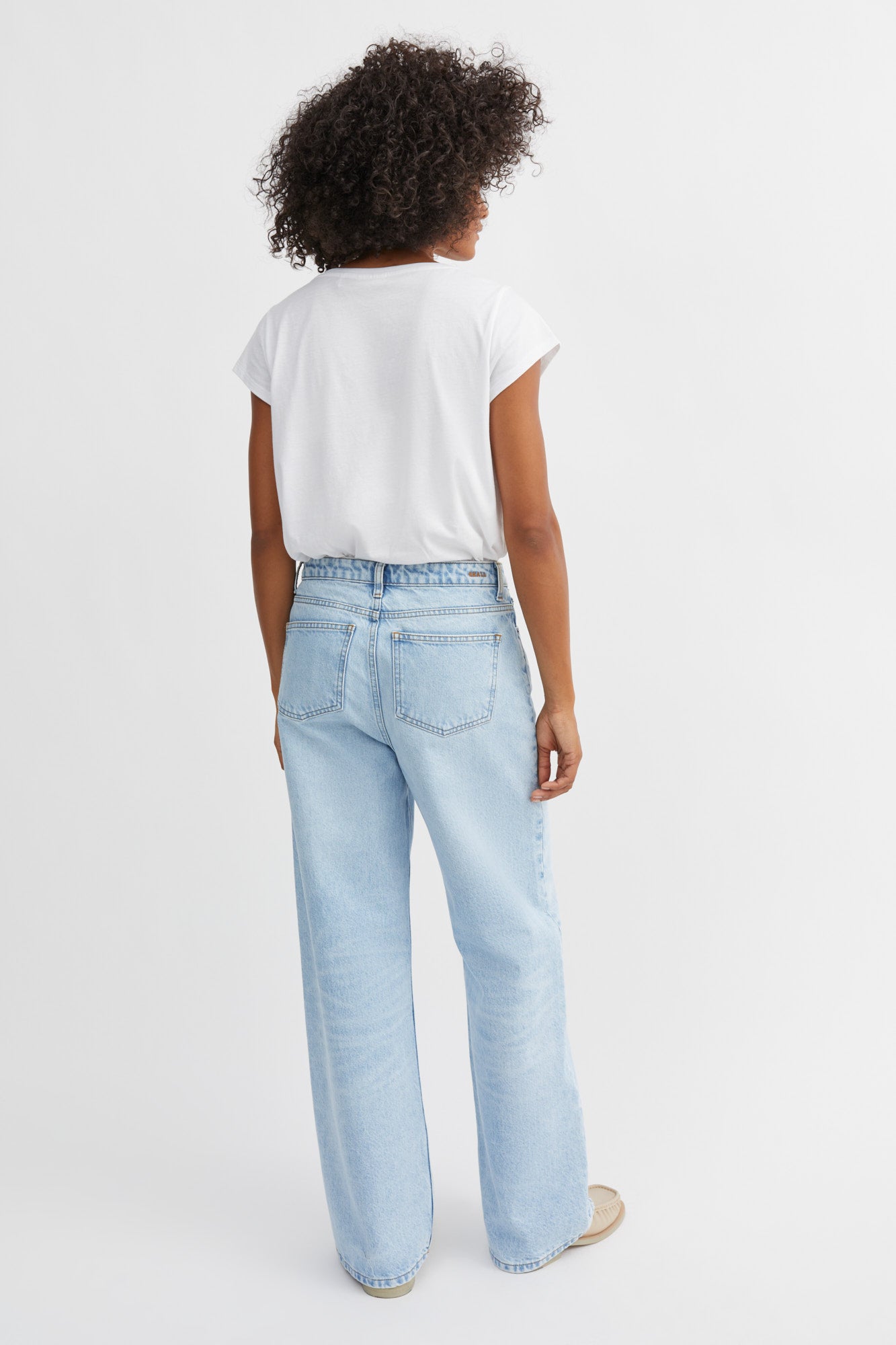 Skall Studio Willow wide jeans Jeans Worn light blue